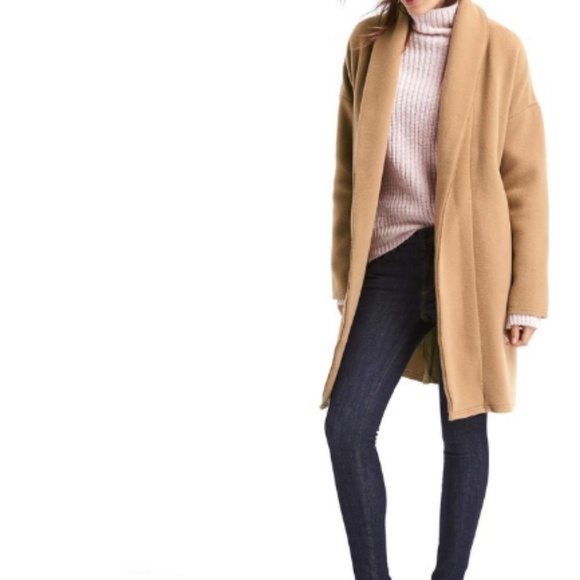 gap camel wool coat